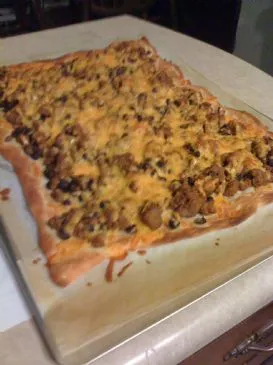 Beste Puten-Taco-Pizza