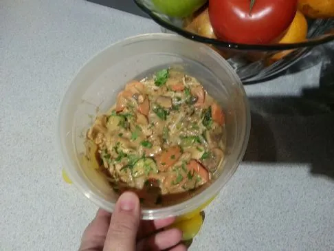 Low Carb Thai Erdnuss-Hähnchen