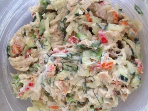 Sassy Hühnchen Tzatziki-Salat