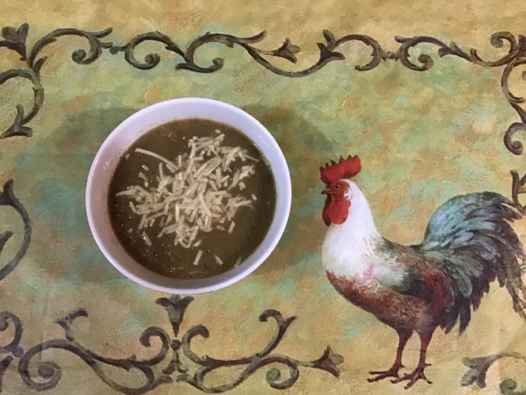 Lauch- und Blumenkohlsuppe