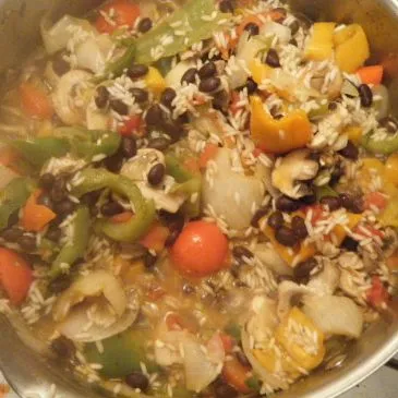 Der Reis des Flussjägers - Veganer spanischer Reis