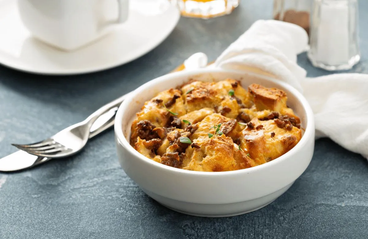 Leichte Frühstücksauflauf