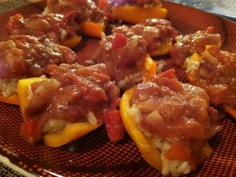 Lebendige Paprika-Poppers