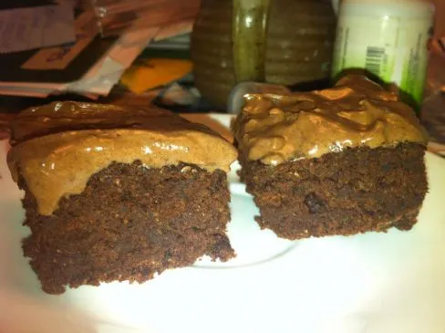 Frosted Vegane Zucchini-Brownies