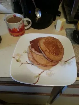 Vollkorn (Fast) Milchfreie Pfannkuchen