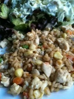 WW Hähnchen gebratener Reis