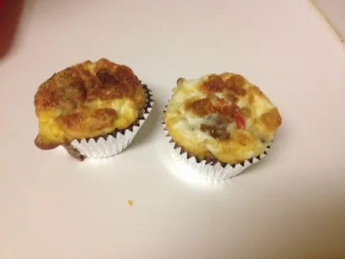 Einfache vegetarische Eier-Muffins