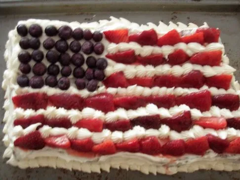 Leichter patriotischer Kuchen