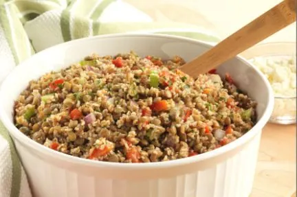 Bulgur-Linsen-Salat mit Kräutern