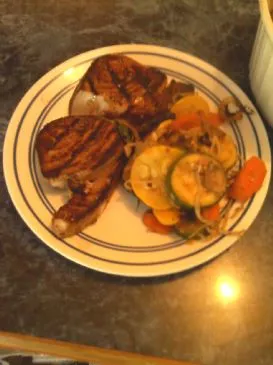 Gegrillter Thunfisch von Tims4fishing