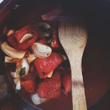 Geröstete Tomatensuppe