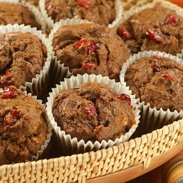 Paleo Power Unglaubliche Kürbis-Cran-Nuss-Muffins