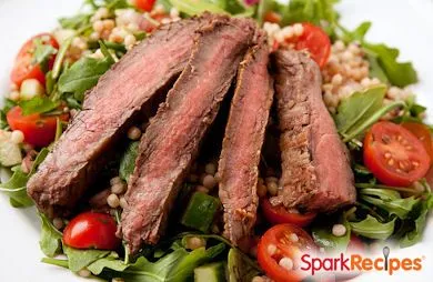 Koriander-Limetten-Flanksteak-Salat