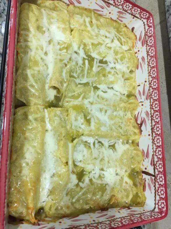 Rubys Hähnchen- und Spinat-Enchiladas