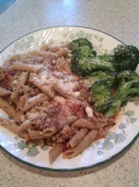 Ungebackene Ziti - ohne Käse