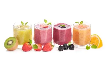 Quark-Frucht-Smoothie