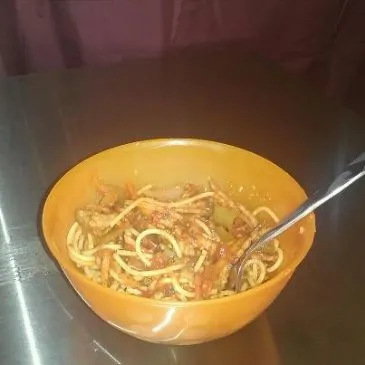 Puten-Spaghetti