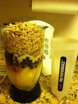 Ultra-gesunder Fitness-Frühstückssmoothie