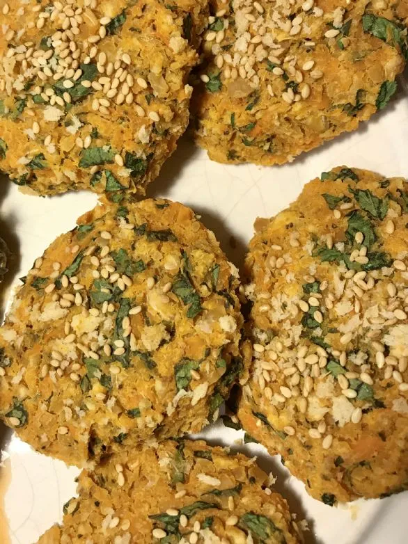 Vegane Süßkartoffel-Falafel
