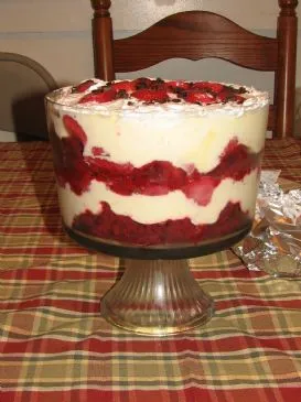 Schoko-Erdbeer-Trifle
