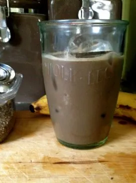 Bananen-Mocha-Frühstücks-Shake