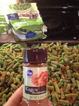 Geröstete grüne Bohnen