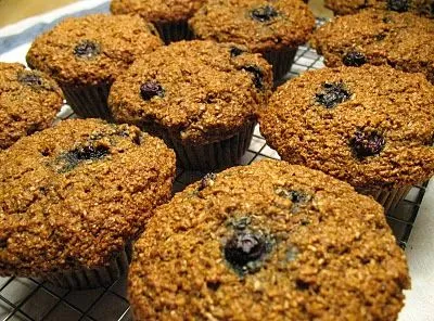 Blaubeer-Bran-Muffins