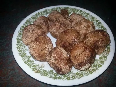 Low Carb Kokosmehl Zimt Bites