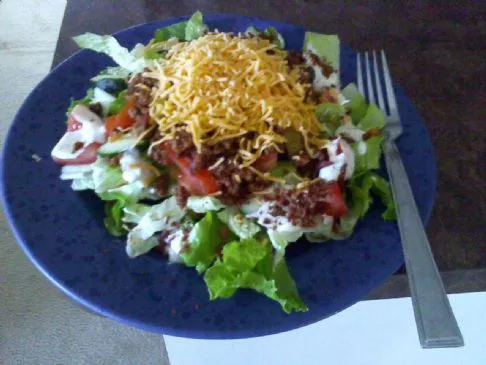 Bacon Cheeseburger Salat