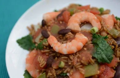 Schnelle Cajun-Garnelen