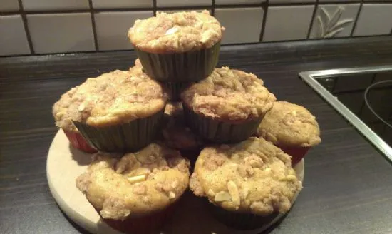 Apfel-Amaretto-Muffins