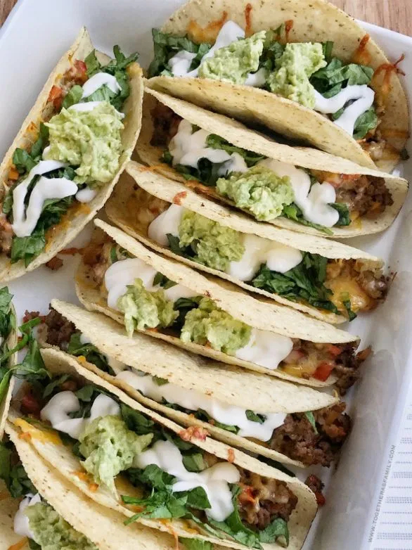 Fajita Tacos mit Guacamole