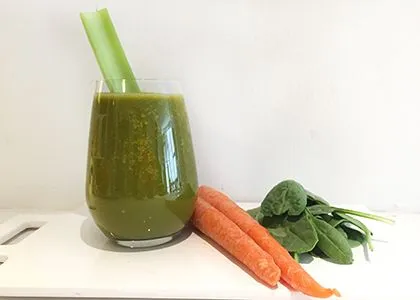Grüner Bunny-Smoothie