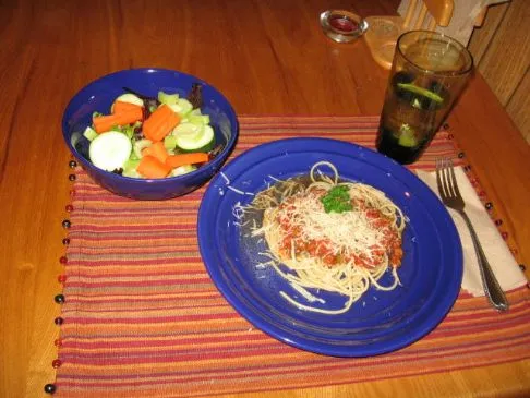 Sommerliche frische vegetarische Pasta