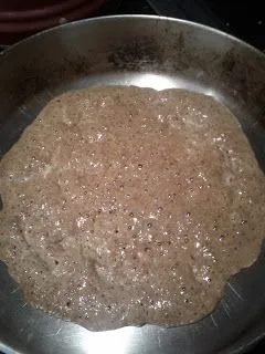 Weizen-Bauch-Leinsamen-Wrap