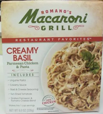 Macaroni Grill Cremige Basilikum-Parmesan-Hähnchen (aus der Box) überarbeitet