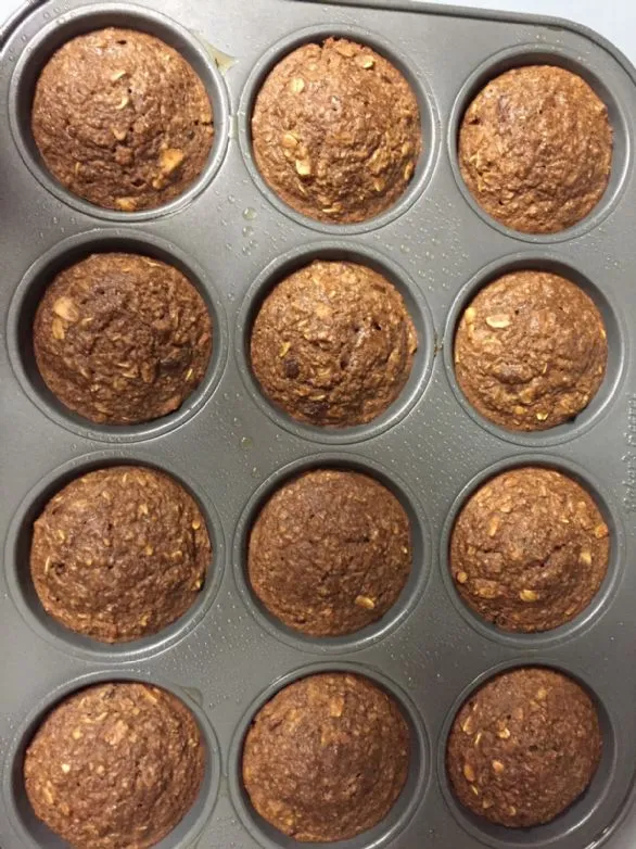 Haferflocken-Bananen-Muffin