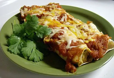 Fiesta-Hühnchen-Enchiladas (Leichtere Version)