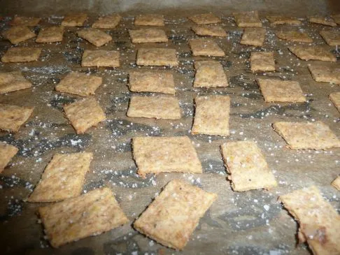Selbstgemachte Weizencracker