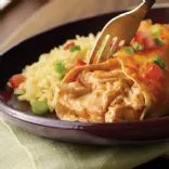 Einfache Hühnchen- und Käse-Enchiladas
