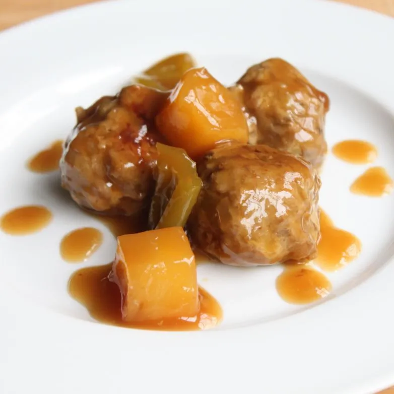 Süß-saure Fleischbällchen