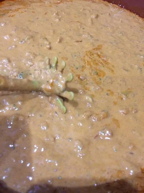 Brokkoli-Chorizo-Queso-Dip