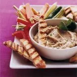 Auberginen-Dip mit Zitrone und Koriander