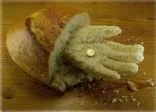 Parmesan-Olive Kein-Knet-Brot
