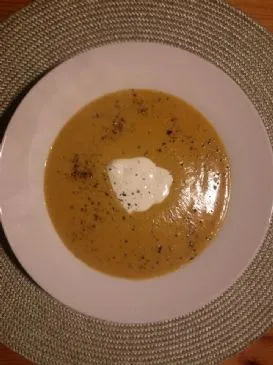 Hausgemachte Butternut-Kürbissuppe