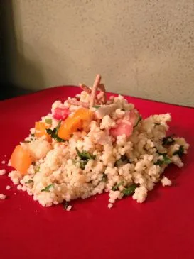 Phoenix Couscous Hähnchensalat mit 5 Gewürzen Dijon Dressing
