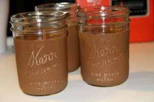 Schokoladen-Erdnussbutter-Smoothie