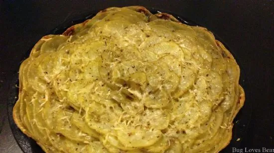 Rosmarin-Parmesan-Kartoffelrose