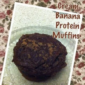 Crunch Cookies & Cream Bananen-Protein-Muffins (210,6 Kalorien / Kalium 264,4 mg / Eiweiß 7,2 g)