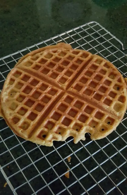 Kürbiswaffeln aus Kokosmehl